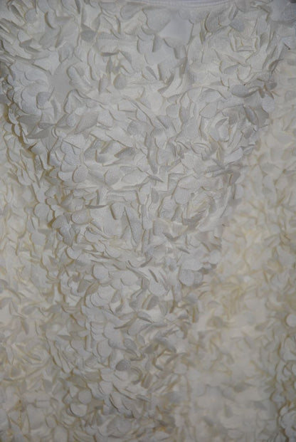 white Birdy Grey petal textured dress, 4