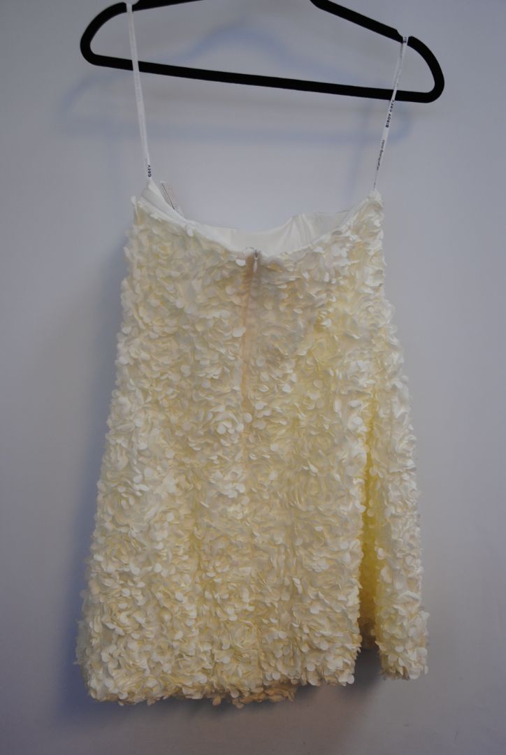 white Birdy Grey petal textured dress, 4