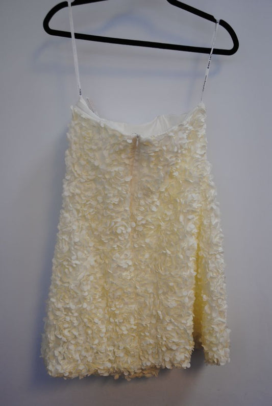 white Birdy Grey petal textured dress, 4
