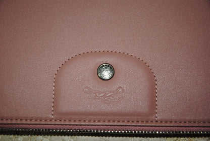 Blush Pink Longchamp Le Pliage Heritage, Dimensions Height: 4 in (10 cm) Width: 8 in (20 cm) Depth: 1 in (2.5 cm)