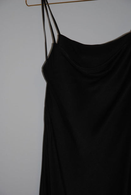black Zara midi dress, S