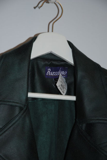 emerald green Barcelino moto jacket, 12