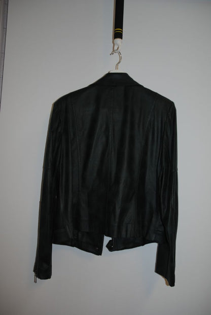 emerald green Barcelino moto jacket, 12