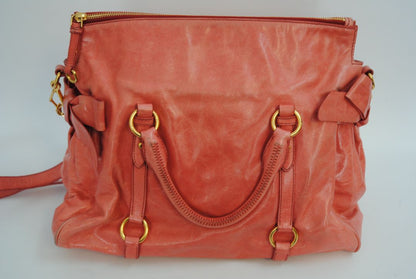 Pink Miu Miu matelasse lambskin, Width: ~ 30‑35 cm (≈12″‑14″) Height: ~ 20‑25 cm (≈8″‑10″) Depth: ~ 10‑15 cm (≈4″‑6″)