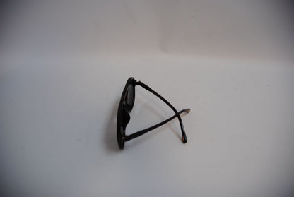 Gucci Black Silver Brow-Bar Aviator Sunglasses