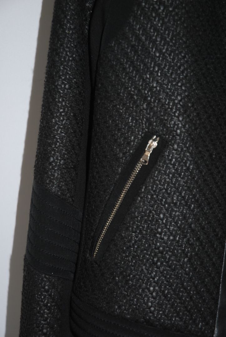 black Rebecca Taylor tweed blazer, 4