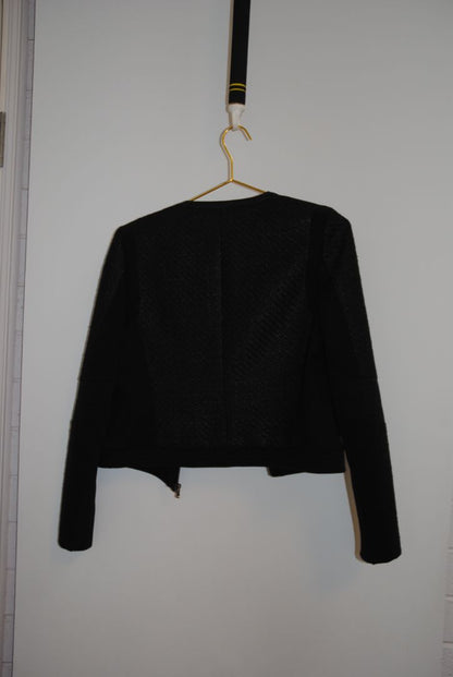 black Rebecca Taylor tweed blazer, 4