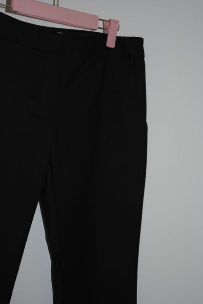 black L'Agence satin trousers, 6