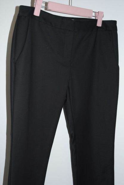 black L'Agence satin trousers, 6
