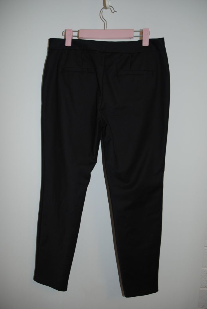 black L'Agence satin trousers, 6