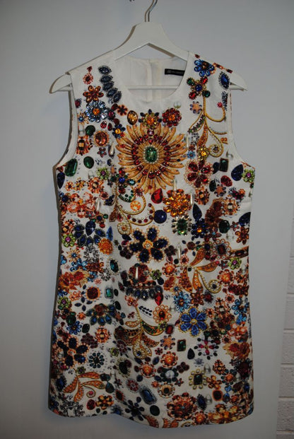 multi color Bella Barnett embelished dress, S