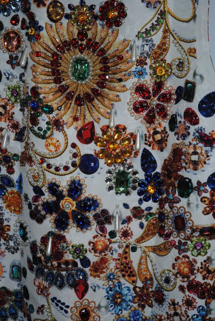 multi color Bella Barnett embelished dress, S