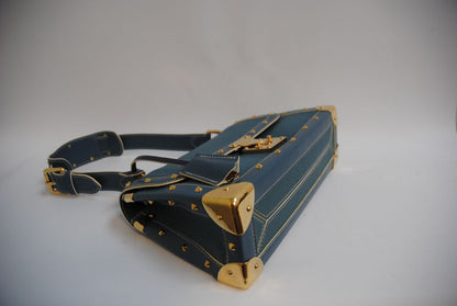 blue suhali Louis Vuitton Sac Le Talentueux, Measurements: Length: 12.2” Height: 8.3” Depth: 4.7” Strap Drop: 10–12” adjustable