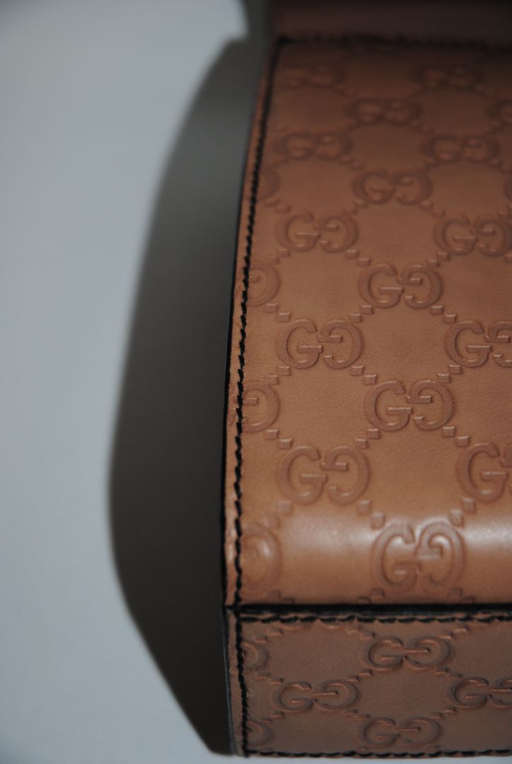 nude/ blush Gucci Emily Guccissima Leather Shoulder Bag (often called Emily Horsebit Chain Shoulder Bag), Length: 10.5–11” Height: 6.5” Depth: 2.5–3” Chain Strap Drop: ~10”