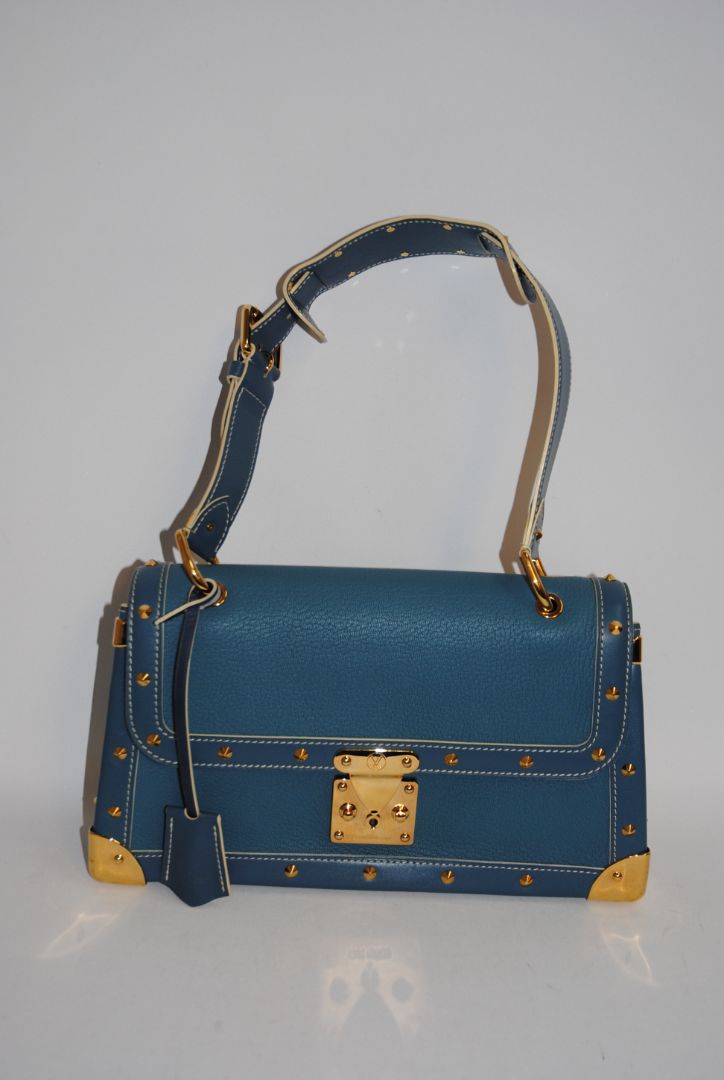 blue suhali Louis Vuitton Sac Le Talentueux, Measurements: Length: 12.2” Height: 8.3” Depth: 4.7” Strap Drop: 10–12” adjustable