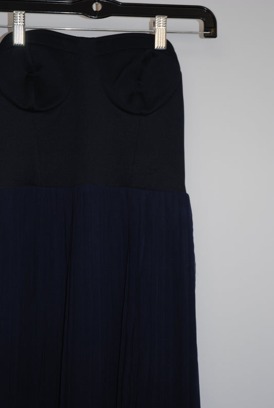 navy blue Sans Souci cocktail dress, S