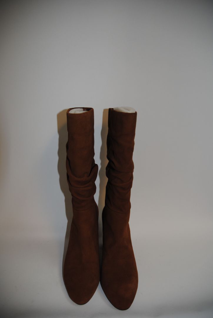 cognac Banana Republic faux suede boots, 8
