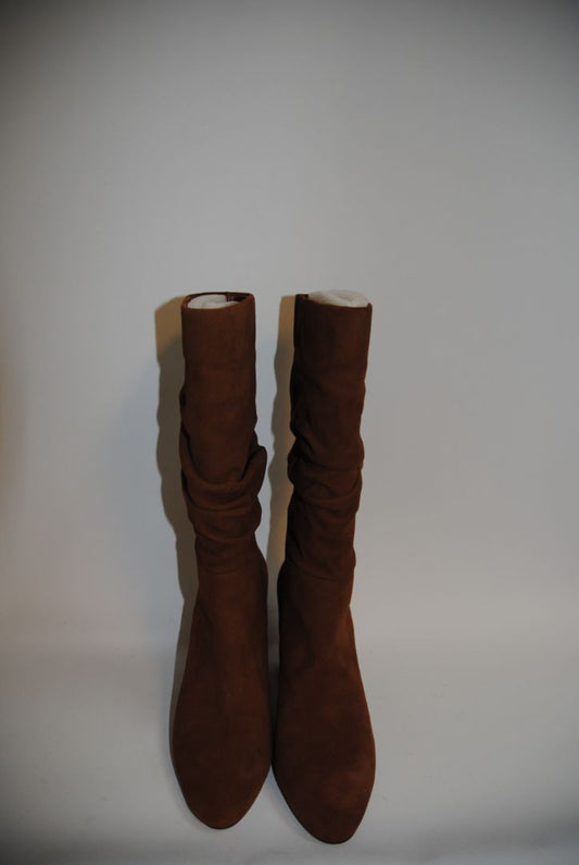 cognac Banana Republic faux suede boots, 8