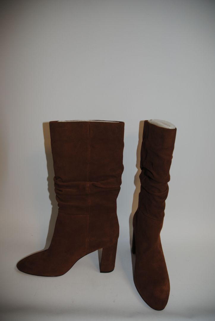 cognac Banana Republic faux suede boots, 8