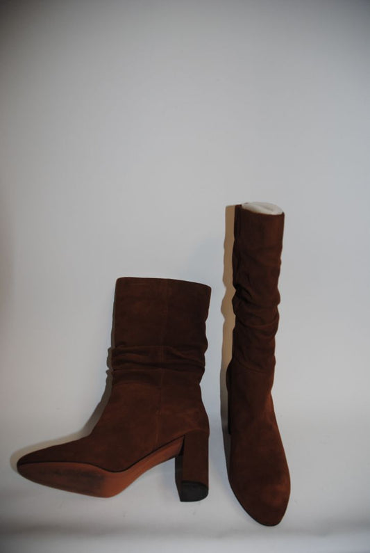 cognac Banana Republic faux suede boots, 8