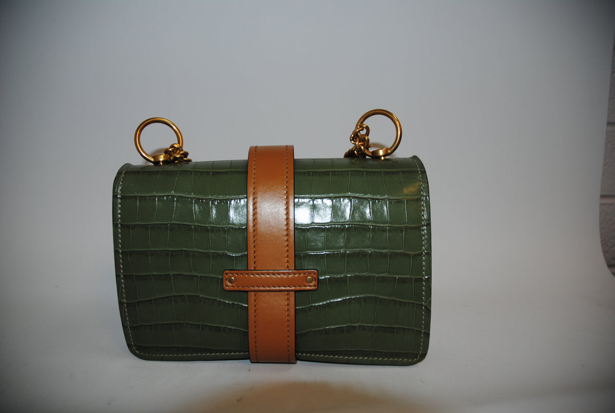 olive green Chloe cross body bag, medium
