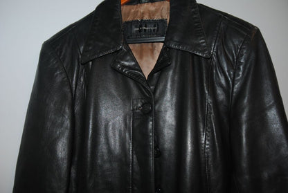 Jim & Marylou Black Leather Jacket L