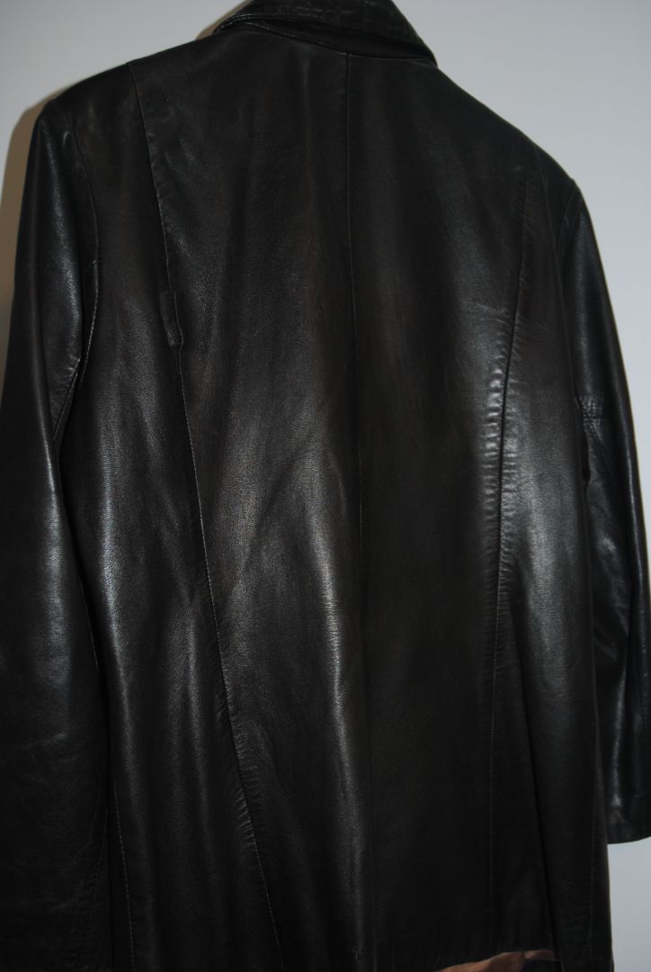 Jim & Marylou Black Leather Jacket L