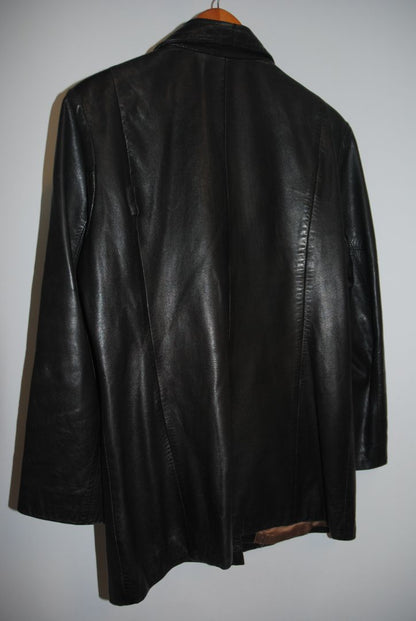 Jim & Marylou Black Leather Jacket L