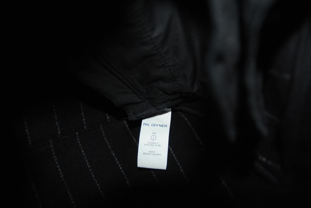 Pal Offner Black Vintage Tailored Blazer S