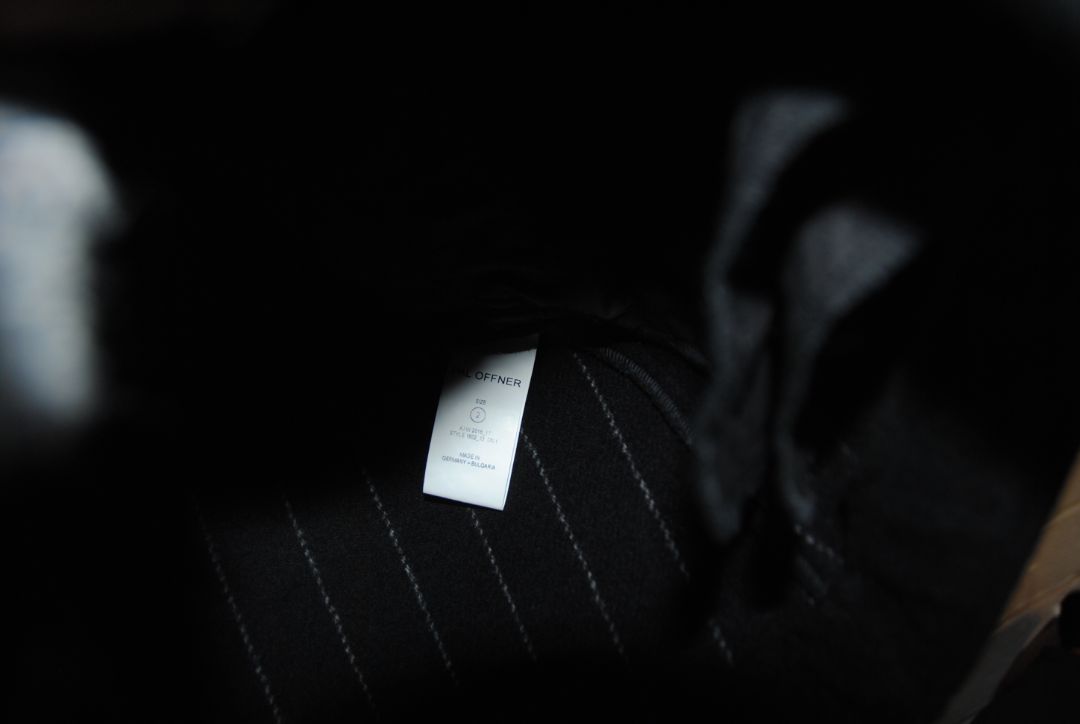 Pal Offner Black Vintage Tailored Blazer S