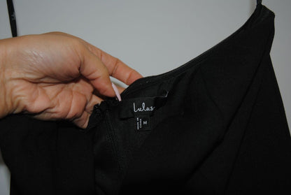 Lulus Black Strapless Jumpsuit M