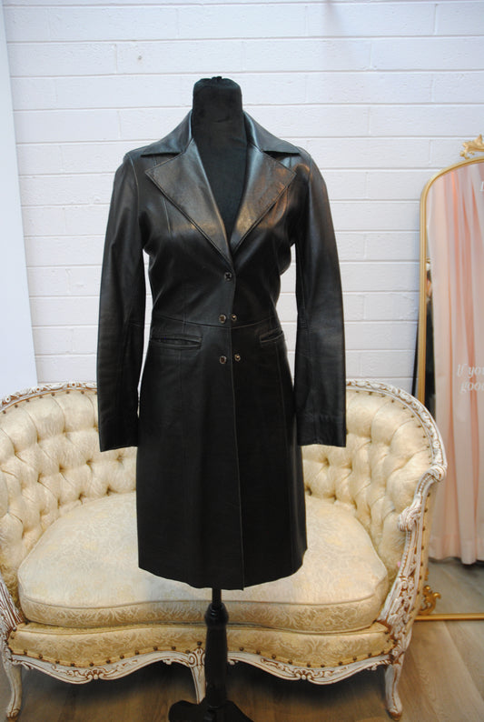 black Bebe leather jacket, P
