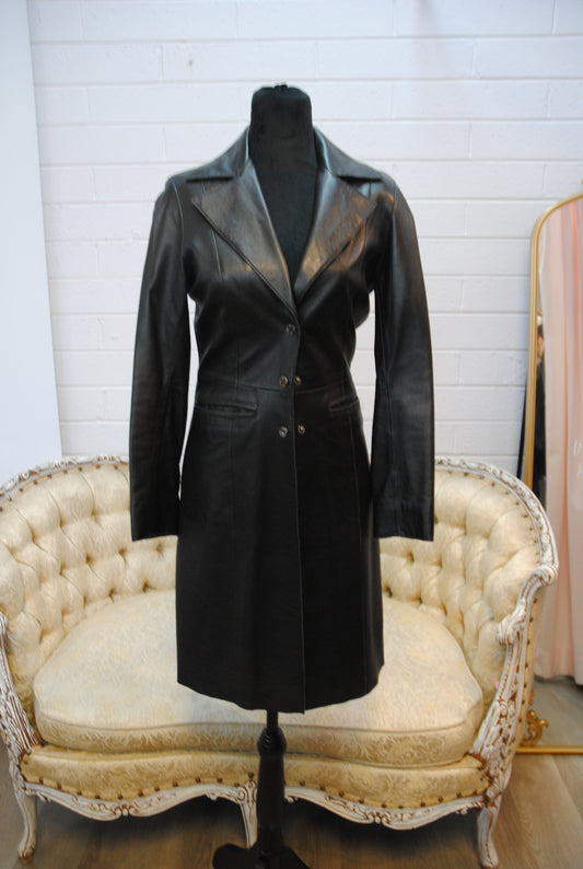 black Bebe leather jacket, P