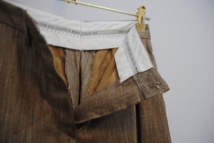Kiton Camel Brown Trousers, 38 EU
