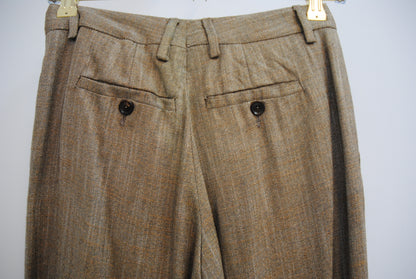 Kiton Camel Brown Trousers, 38 EU