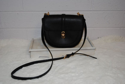 Oryany Black Pebbled Leather Crossbody
