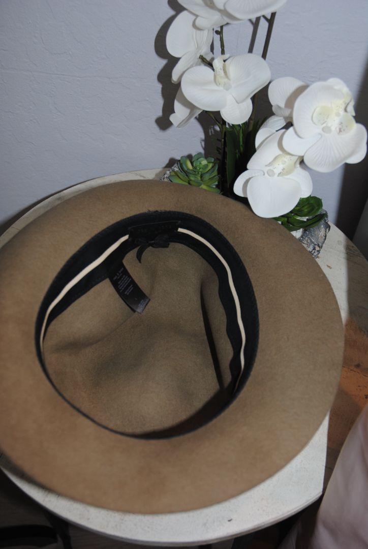 olive Rag & Bone fedora hat, OS L