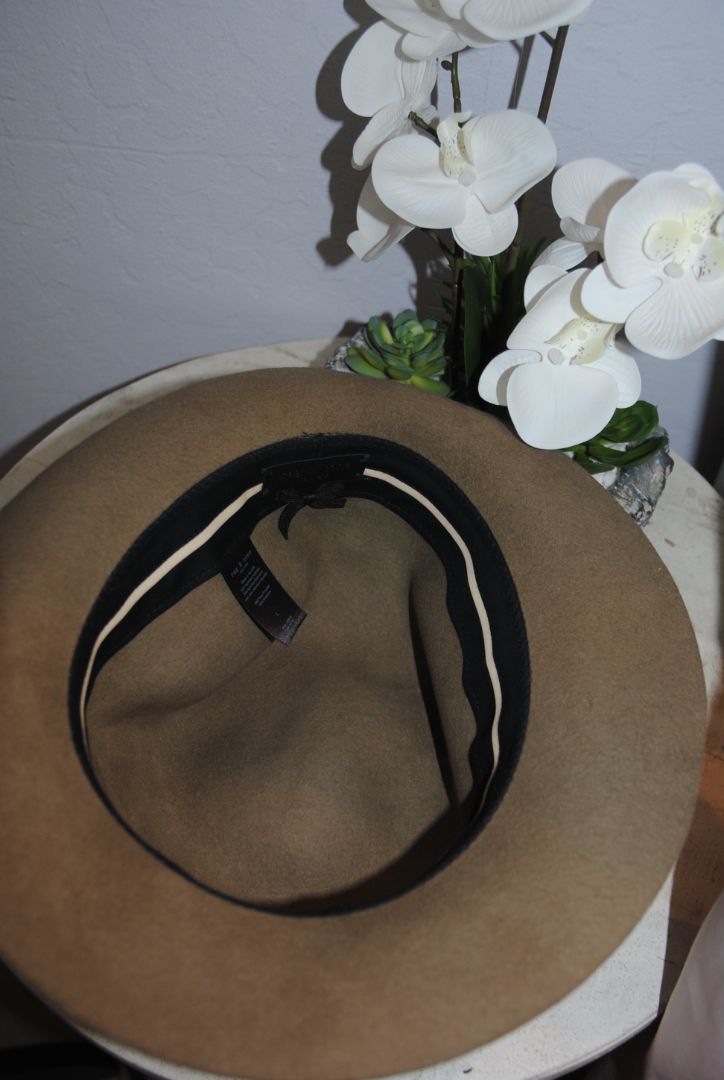 olive Rag & Bone fedora hat, OS L