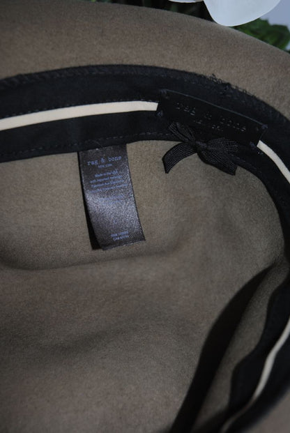 olive Rag & Bone fedora hat, OS L