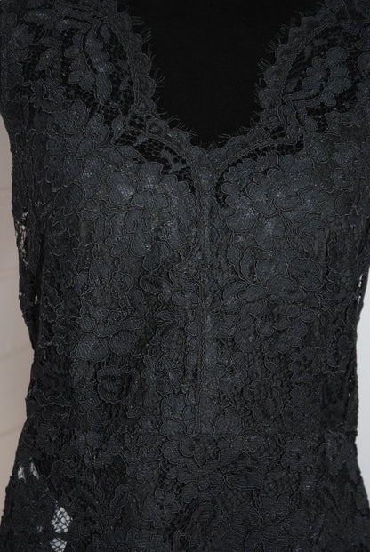 DKNY Black Floral Lace Sleeveless Top 4