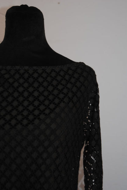 Bazar Black Lace Long-Sleeve Top 40