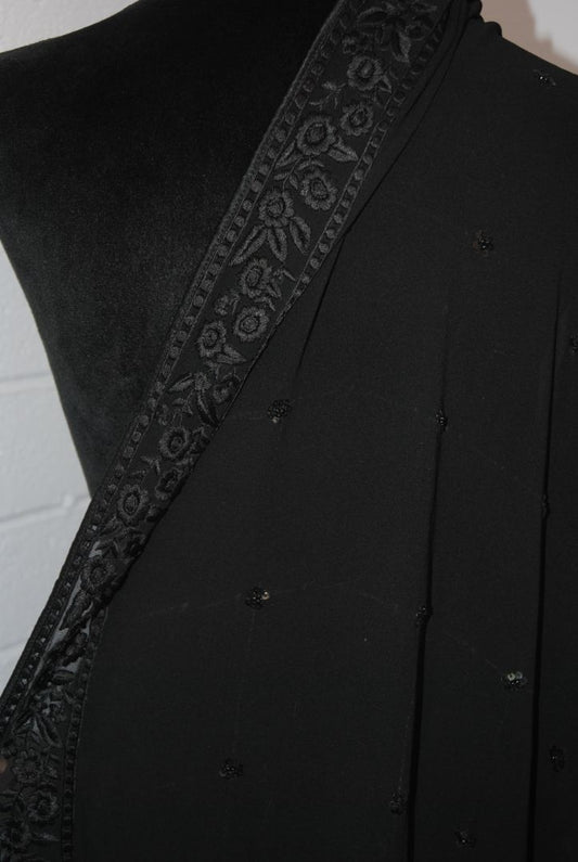 black NA wrap, one size