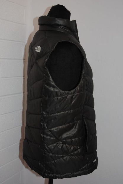 North Face Black Puffer Vest M