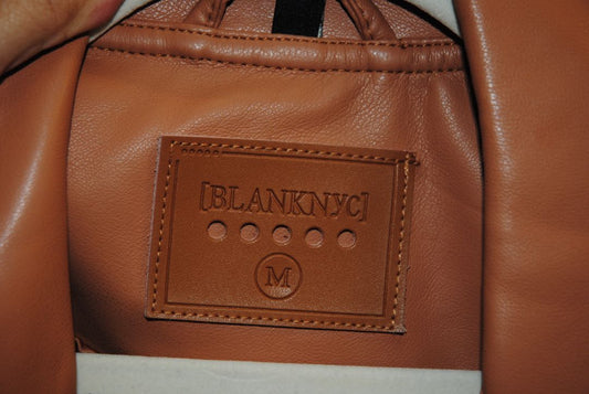 tan Blanknyc leather jacket, M