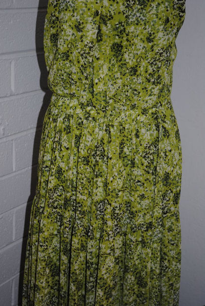 green floral CINQ À SEPT floral dress, M