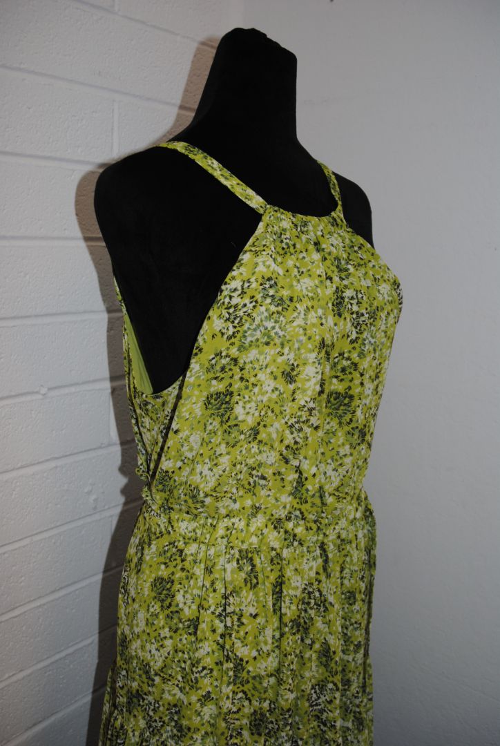 green floral CINQ À SEPT floral dress, M