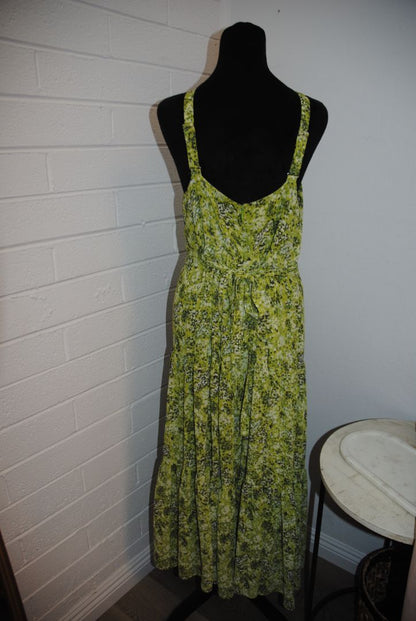 green floral CINQ À SEPT floral dress, M