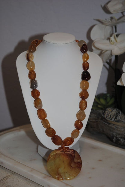 various stones Custom jade with pendant, OS