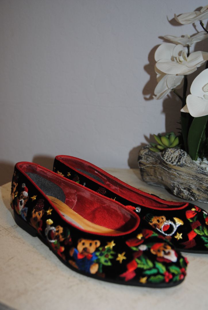 Frankie And Baby Beverly Feldman Black Flats 6