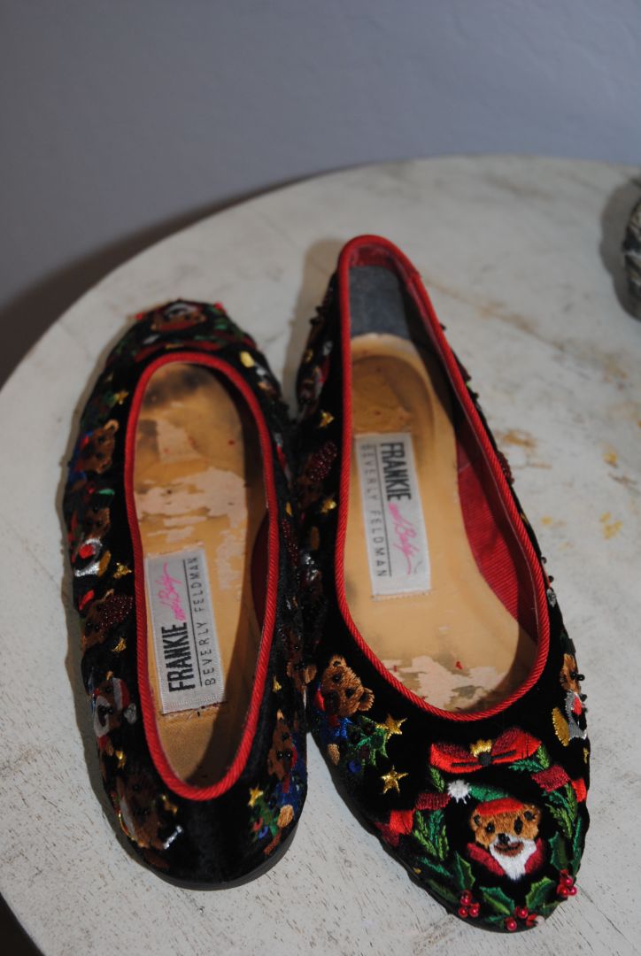 Frankie And Baby Beverly Feldman Black Flats 6